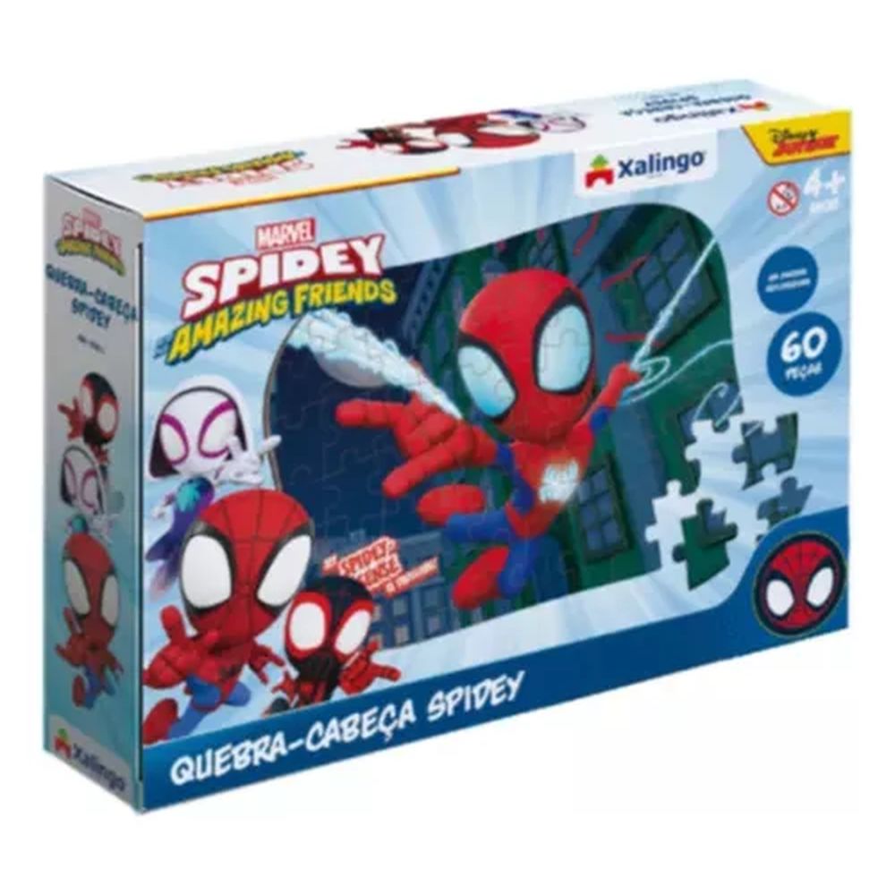Nivalmix-Quebra-Cabeca-Spidey-60-pecas-17821-Xalingo-2462115 Nivalmix-Quebra-Cabeca-Spidey-60-pecas-17821-Xalingo-2462115