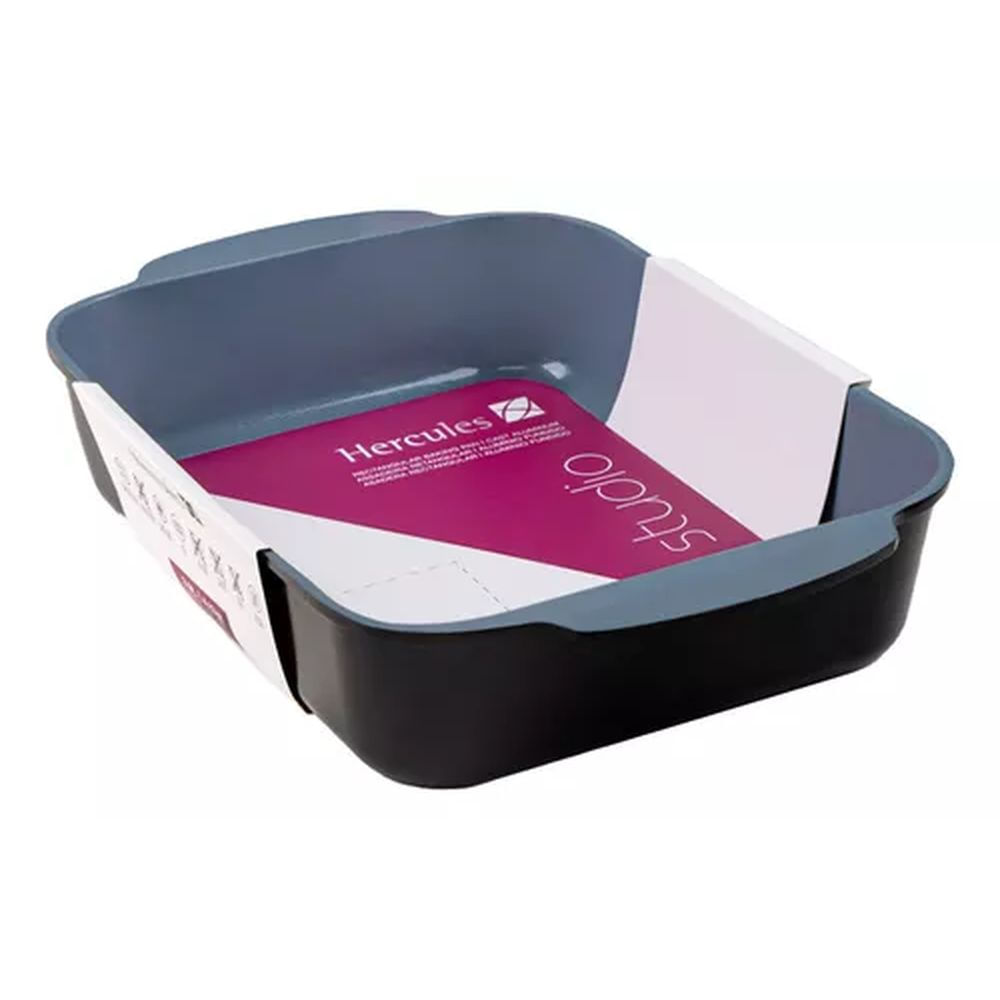 Nivalmix-Assadeira-Preta-Antiaderente-Retangular-25x20cm-Hercules-2467016-1 Nivalmix-Assadeira-Preta-Antiaderente-Retangular-25x20cm-Hercules-2467016-1