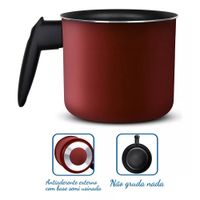 Nivalmix-Leiteira-Antiaderente-Vermelha-Todo-Dia-12cm-Rochedo-2469811-3 Nivalmix-Leiteira-Antiaderente-Vermelha-Todo-Dia-12cm-Rochedo-2469811-3