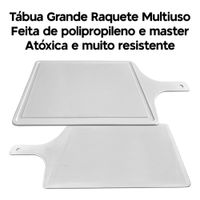 Nivalmix-Tabua-Raquete-Plastica-Super-Resistente-MM2289-Micromax-2456707-7 Nivalmix-Tabua-Raquete-Plastica-Super-Resistente-MM2289-Micromax-2456707-7