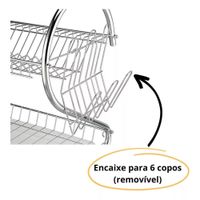 Nivalmix-Escorredor-de-Loucas-Duplo-com-Dispenser-N244565-7-Quanhe-2445657-7 Nivalmix-Escorredor-de-Loucas-Duplo-com-Dispenser-N244565-7-Quanhe-2445657-7