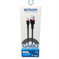 Nivalmix-Cabo-Tipo-C-USB-C-2-4A-Turbo-3M-CBX-U2C13M3TC-4113-Exbom-2404824 Nivalmix-Cabo-Tipo-C-USB-C-2-4A-Turbo-3M-CBX-U2C13M3TC-4113-Exbom-2404824