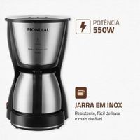 Nivalmix-Cafeteira-Eletric-Dolce-Arome-PT-110V-C-34LI-15X-Mondial-2486906-4 Nivalmix-Cafeteira-Eletric-Dolce-Arome-PT-110V-C-34LI-15X-Mondial-2486906-4