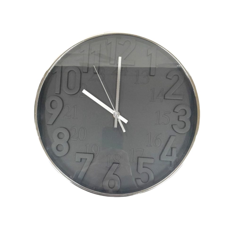 Nivalmix-Relogio-de-Parede-Preto-30-cm-N248942-8-Quanhe-2489428 Nivalmix-Relogio-de-Parede-Preto-30-cm-N248942-8-Quanhe-2489428