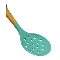 Nivalmix-Escumadeira-de-Silicone-Cabo-de-Madeira-31cm-Verde-Quanhe-2490000-3 Nivalmix-Escumadeira-de-Silicone-Cabo-de-Madeira-31cm-Verde-Quanhe-2490000-3