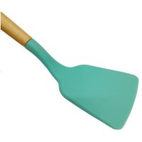Nivalmix-Espatula-de-Silicone-com-Cabo-de-Madeira-31cm-Verde-Quanhe-2490026-3 Nivalmix-Espatula-de-Silicone-com-Cabo-de-Madeira-31cm-Verde-Quanhe-2490026-3