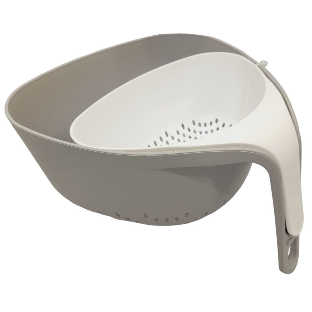 Nivalmix-Escorredor-de-Alimentos-2-Pecas-Encaixe-Cinza-Quanhe-2445956 Nivalmix-Escorredor-de-Alimentos-2-Pecas-Encaixe-Cinza-Quanhe-2445956