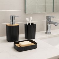Nivalmix-Conjunto-Organizado-de-Banheiro-3-Pecas-Preto-Quanhe-2488037-001-1