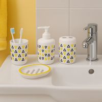 Nivalmix-Conjunto-de-Banheiro-3-Pecas-Estampa-Preto-e-Amarelo-Quanhe-2487920-003-2