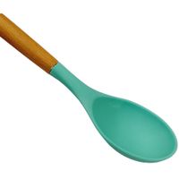 Nivalmix-Colher-de-Silicone-Cabo-Madeira-32cm-Verde-Quanhe-2490052-2 Nivalmix-Colher-de-Silicone-Cabo-Madeira-32cm-Verde-Quanhe-2490052-2