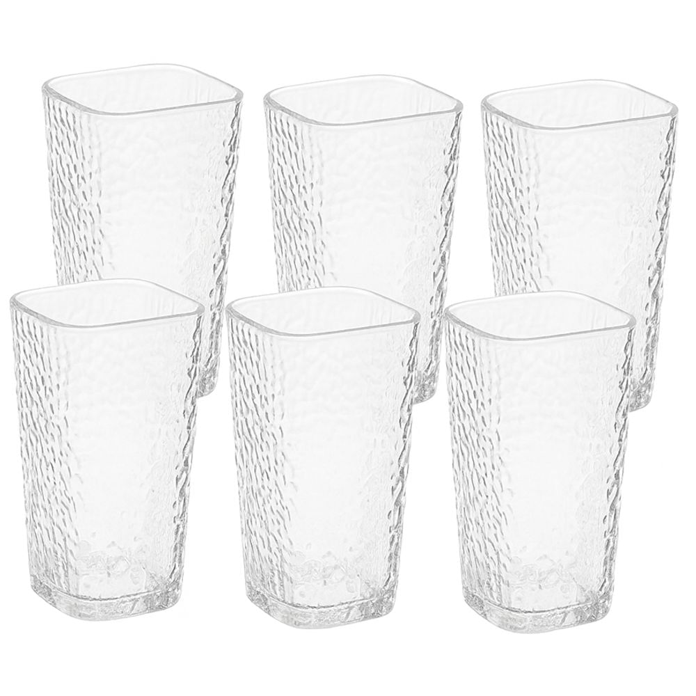 Nivalmix-Conjunto-de-Copos-Quadrado-245ml-6-Pecas-Quanhe-2490416 Nivalmix-Conjunto-de-Copos-Quadrado-245ml-6-Pecas-Quanhe-2490416