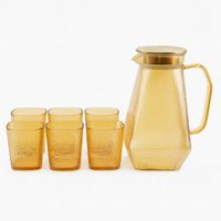 Nivalmix-Conjunto-de-Jarra-1700-ml-com-6-Copos-200-ml-Ambar-Quanhe-2490728 Nivalmix-Conjunto-de-Jarra-1700-ml-com-6-Copos-200-ml-Ambar-Quanhe-2490728