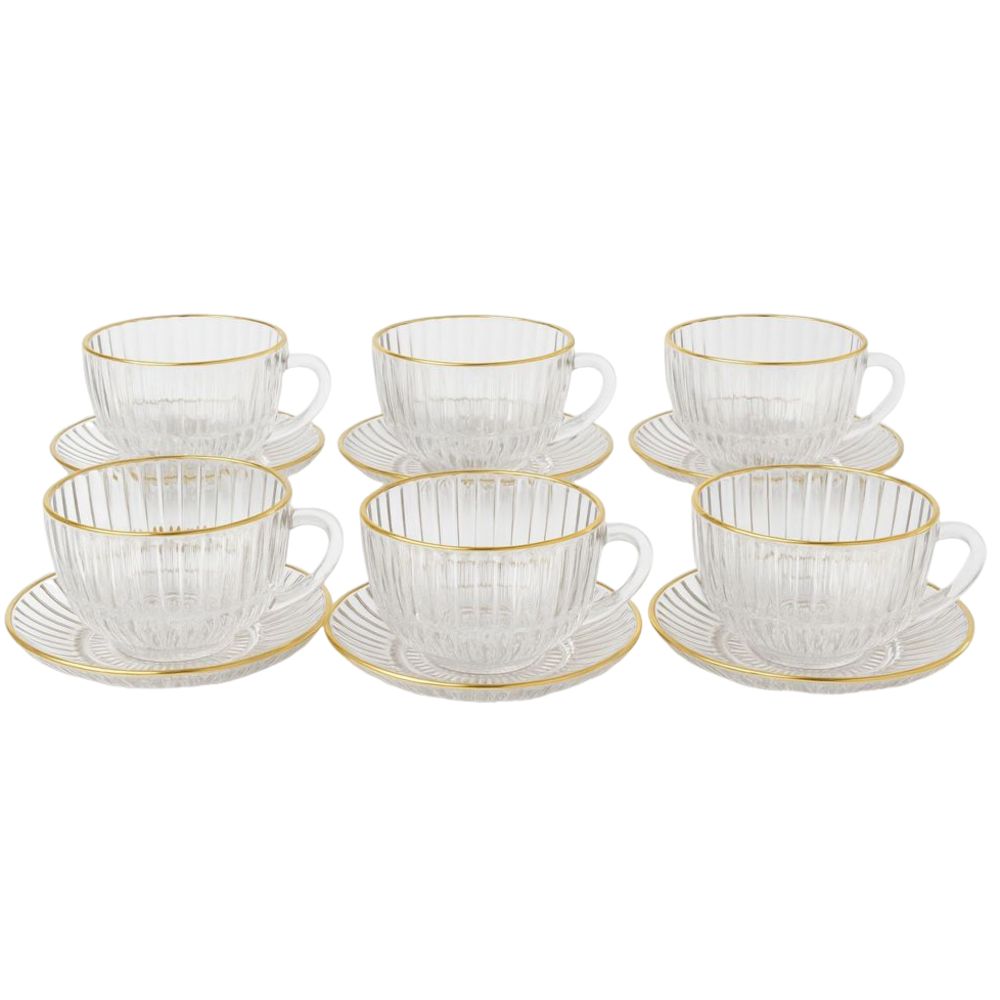 Nivalmix-Conjunto-de-Xicaras-de-Cha-230ml-6-Pcs-Borda-Dourada-Quanhe-2491040 Nivalmix-Conjunto-de-Xicaras-de-Cha-230ml-6-Pcs-Borda-Dourada-Quanhe-2491040