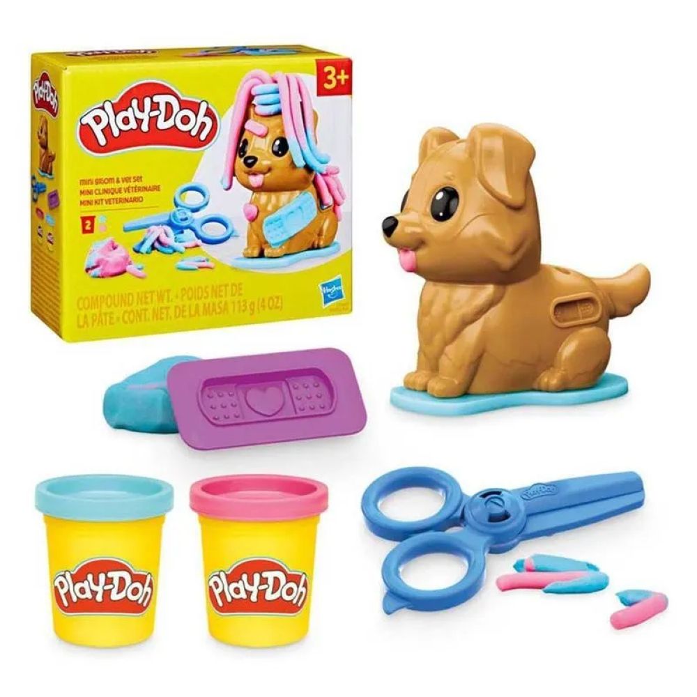 Nivalmix-Massinhas-Play-Doh-Mini-Kit-Veterinario-F7908-Hasbro-2494290 Nivalmix-Massinhas-Play-Doh-Mini-Kit-Veterinario-F7908-Hasbro-2494290