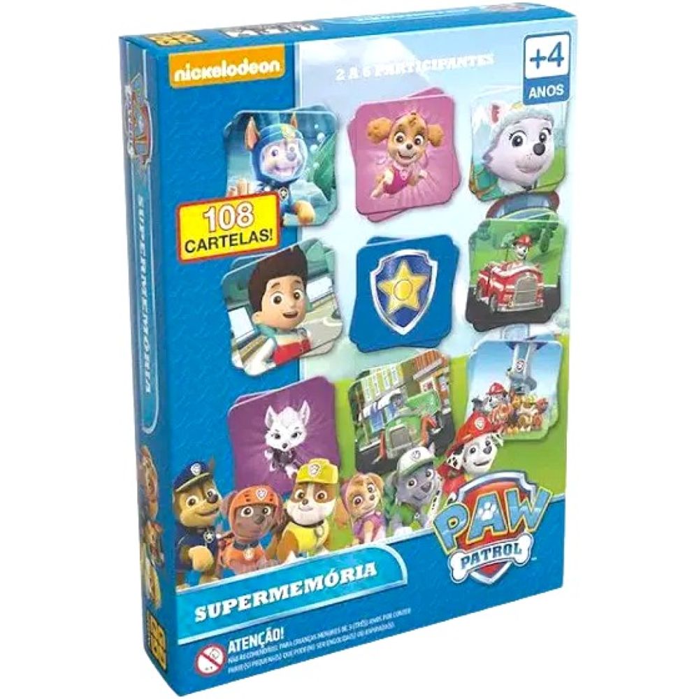 Nivalmix-Jogo-Supermemoria-Patrulha-Canina-108-Cartelas-3642-Grow-2497917 Nivalmix-Jogo-Supermemoria-Patrulha-Canina-108-Cartelas-3642-Grow-2497917
