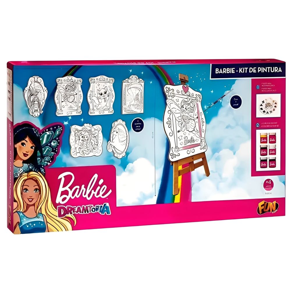 Nivalmix-Kit-de-Pintura-da-Barbie-Dreamtopia-F0030-0-Mattel-2495967 Nivalmix-Kit-de-Pintura-da-Barbie-Dreamtopia-F0030-0-Mattel-2495967