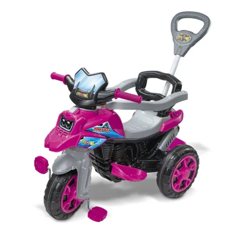 Nivalmix-Triciclo-Infantil-Moto-Trail-Rosa-e-Haste-Removivel-Maral-2499334 Nivalmix-Triciclo-Infantil-Moto-Trail-Rosa-e-Haste-Removivel-Maral-2499334