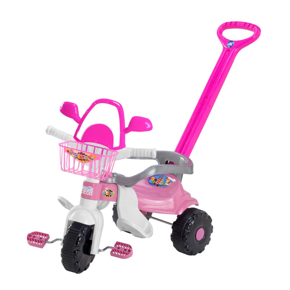 Nivalmix-Triciclo-Tico-Tico-Festa-Up-Rosa-2566-Magic-Toys-2502870 Nivalmix-Triciclo-Tico-Tico-Festa-Up-Rosa-2566-Magic-Toys-2502870