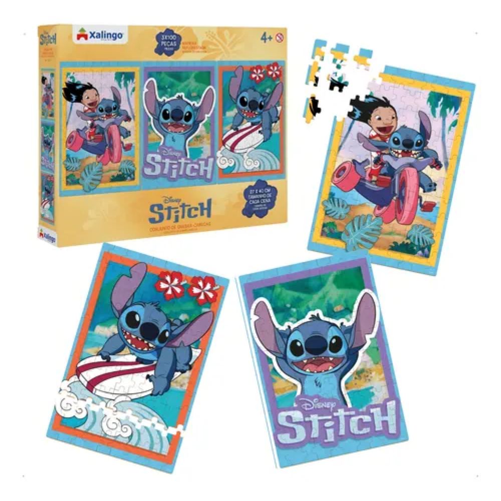 Nivalmix-Quebra-Cabeca-Stitch-Disney-300-Pecas-1222.1-Xalingo-2502961 Nivalmix-Quebra-Cabeca-Stitch-Disney-300-Pecas-1222.1-Xalingo-2502961