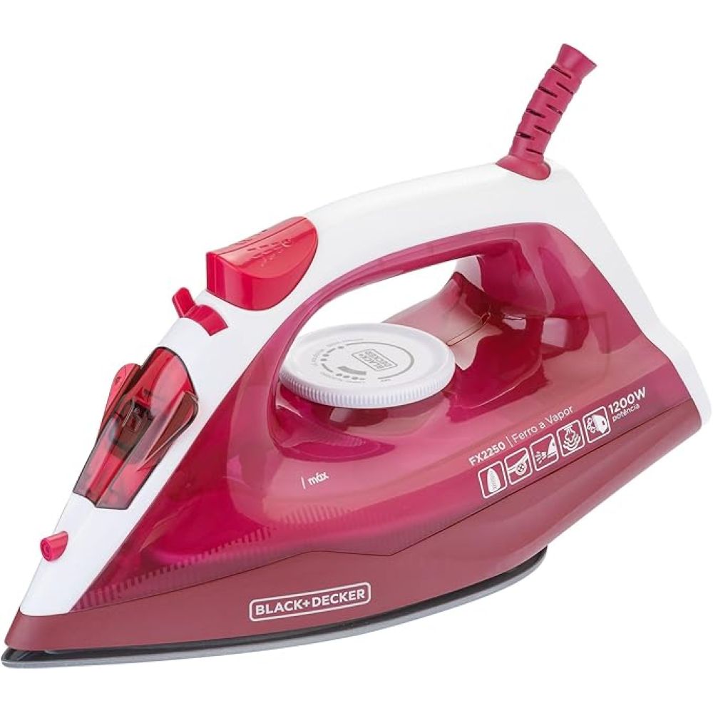 Nivalmix-Ferro-a-Vapor-Com-Base-Antiaderente-127V-Black-Decker-2503923 Nivalmix-Ferro-a-Vapor-Com-Base-Antiaderente-127V-Black-Decker-2503923
