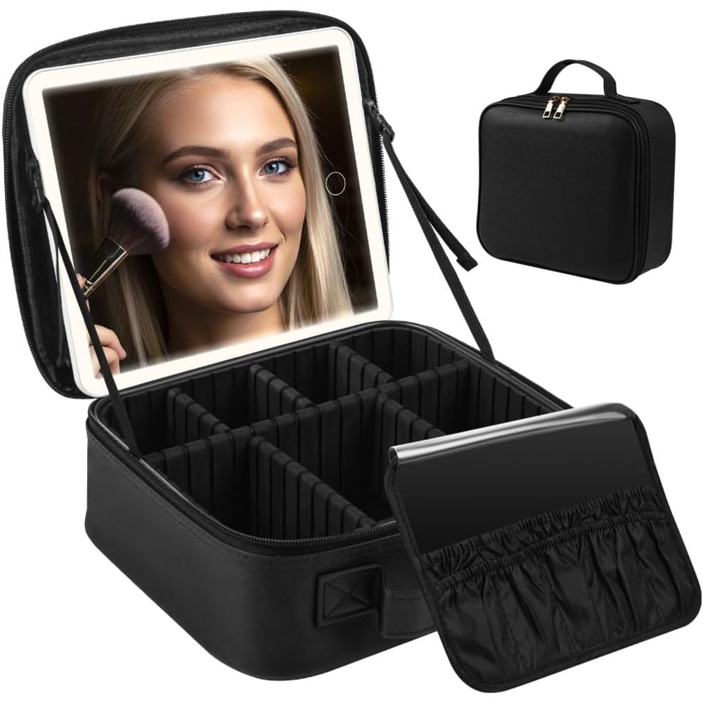 Nivalmix-Estojo-Necessaire-com-Divisorias-e-Espelho-de-LED-Quanhe-2491326 Nivalmix-Estojo-Necessaire-com-Divisorias-e-Espelho-de-LED-Quanhe-2491326