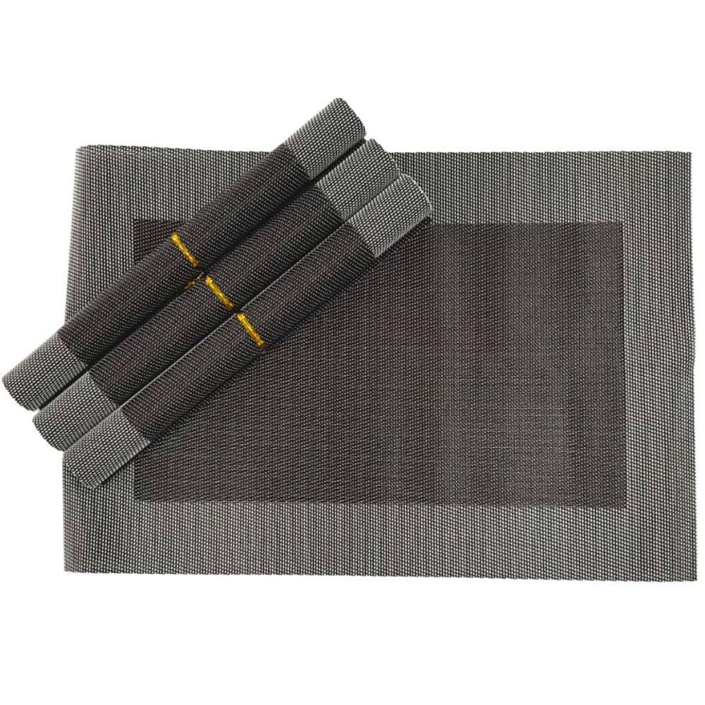 Nivalmix-Kit-Jogo-Americano-com-4-Pecas-PVC-30x45cm-Marrom-Quanhe-2487387-002 Nivalmix-Kit-Jogo-Americano-com-4-Pecas-PVC-30x45cm-Marrom-Quanhe-2487387-002