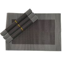 Nivalmix-Kit-Jogo-Americano-com-4-Pecas-PVC-30x45cm-Marrom-Quanhe-2487387-002 Nivalmix-Kit-Jogo-Americano-com-4-Pecas-PVC-30x45cm-Marrom-Quanhe-2487387-002