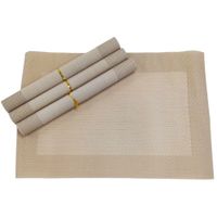 Nivalmix-Kit-Jogo-Americano-com-4-Pecas-PVC-30x45cm-Bege-Quanhe-2487387-003 Nivalmix-Kit-Jogo-Americano-com-4-Pecas-PVC-30x45cm-Bege-Quanhe-2487387-003