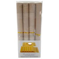 Nivalmix-Kit-Jogo-Americano-com-4-Pecas-PVC-30x45cm-Bege-Quanhe-2487387-003-3 Nivalmix-Kit-Jogo-Americano-com-4-Pecas-PVC-30x45cm-Bege-Quanhe-2487387-003-3