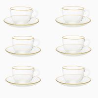 Nivalmix-Conjunto-de-Xicaras-de-Cha-230ml-6-Pcs-Borda-Dourada-Quanhe-2491040