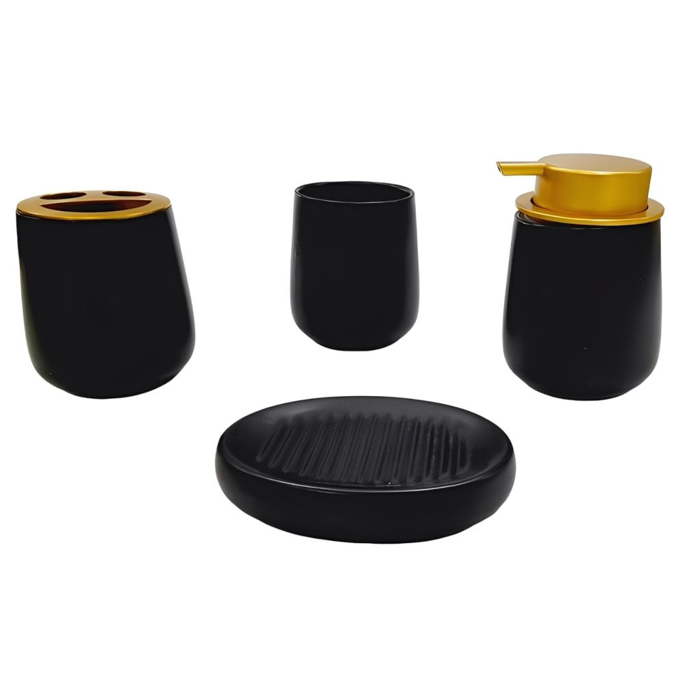 Nivalmix-Conjunto-Organizador-Banheiro-Com-4-Pecas-Preto-Quanhe-2491300-002 Nivalmix-Conjunto-Organizador-Banheiro-Com-4-Pecas-Preto-Quanhe-2491300-002