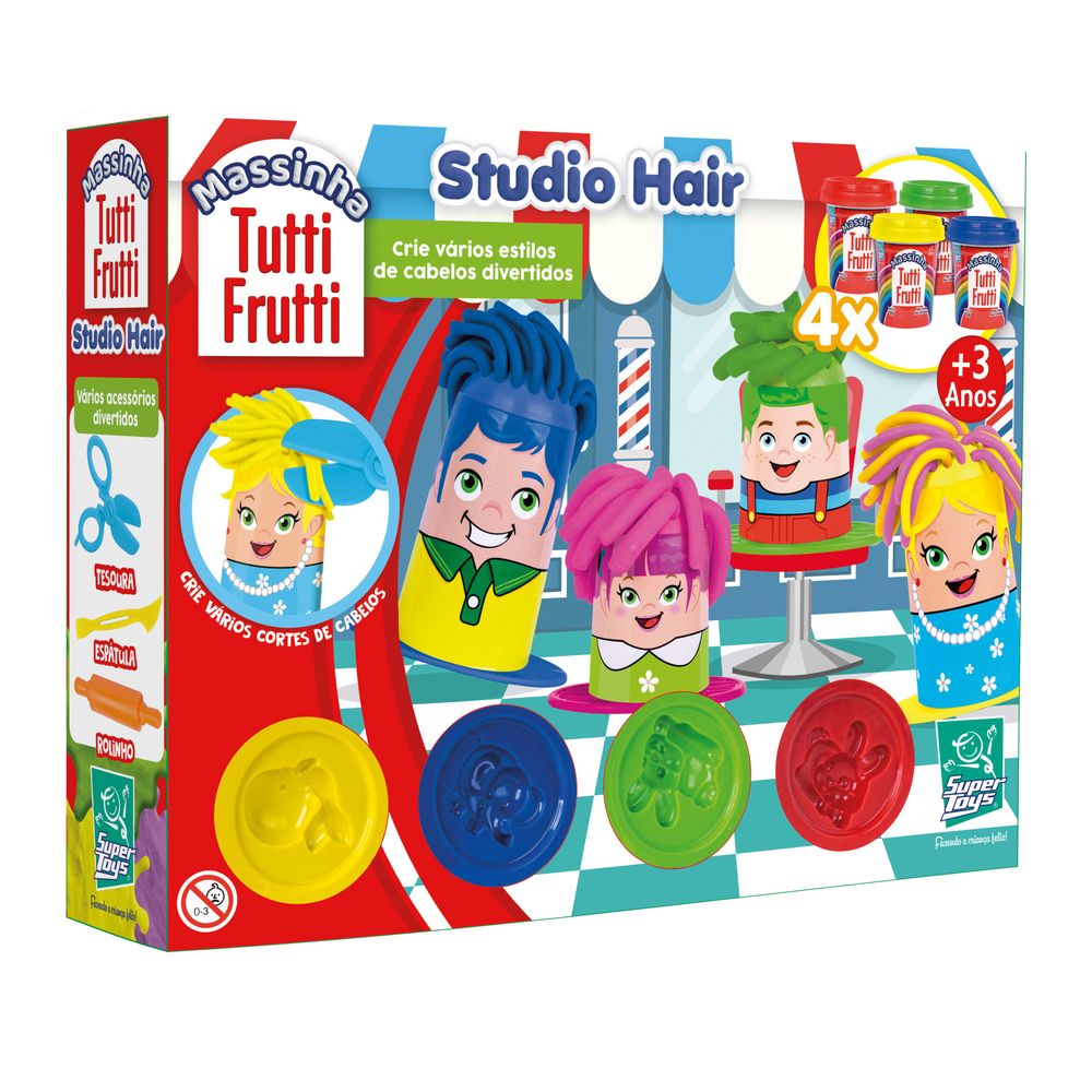 Nivalmix-Massinha-Tutti-Frutti-Cabelos-Studio-Hair-539-Super-Toys-2496318 Nivalmix-Massinha-Tutti-Frutti-Cabelos-Studio-Hair-539-Super-Toys-2496318