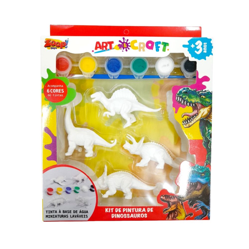 Nivalmix-Kit-de-Pintura-Art-Craft-Dinossauros-4-Pcs-Mod-3-Zoop-Toys-2457071-003 Nivalmix-Kit-de-Pintura-Art-Craft-Dinossauros-4-Pcs-Mod-3-Zoop-Toys-2457071-003