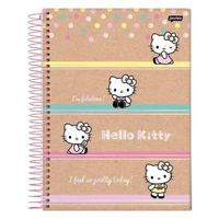 Nivalmix-Caderno-Univ.-10M-160FLS-Hello-Kitty-Kraft-Capa1-Jandaia-2470136-001