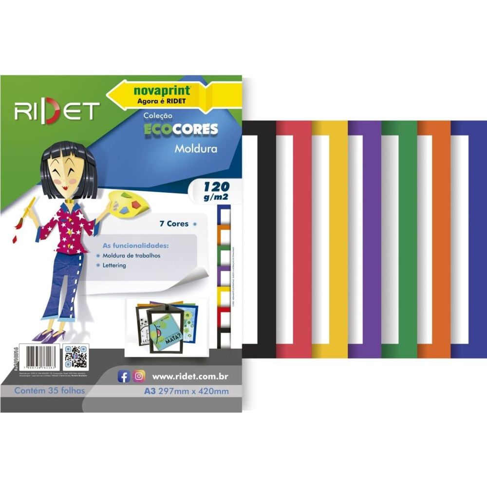 Nivalmix-Bloco-Ecocores-Moldura-A3 Nivalmix-Bloco-Ecocores-Moldura-A3
