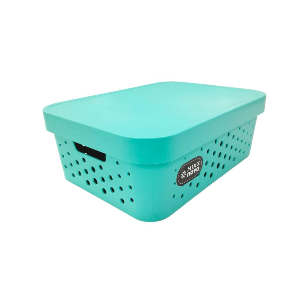 Nivalmix-Cesto-Organizador-com-Tampa-11L-Azul-Tiffany-149-Mixxnova-2497176-1 Nivalmix-Cesto-Organizador-com-Tampa-11L-Azul-Tiffany-149-Mixxnova-2497176-1