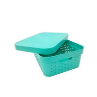 Nivalmix-Cesto-Organizador-com-Tampa-11L-Azul-Tiffany-149-Mixxnova-2497176-2