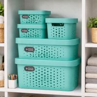 Nivalmix-Kit-Cesto-Organizador-cTpa-5PCS-Azul-Tiffany-414-Mixxnova-2497358-2