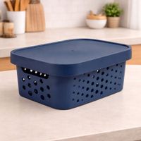 Nivalmix-Cesto-Organizador-com-Tampa-2,6L-Azul-Petroleo-235-Mixxnova-2497267-2