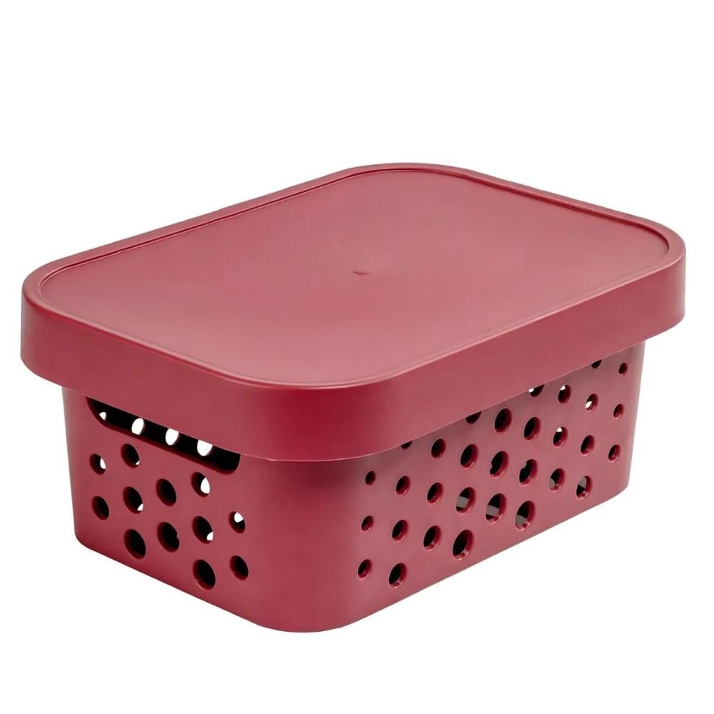 Nivalmix-Cesto-Organizador-com-Tampa-2,6L-Marsala-303-Mixxnova-2497306-1 Nivalmix-Cesto-Organizador-com-Tampa-2,6L-Marsala-303-Mixxnova-2497306-1