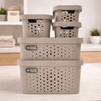 Nivalmix-Kit-Cesto-Organizador-cTpa-5PCS-Cinza-410-Mixxnova-2497332-5