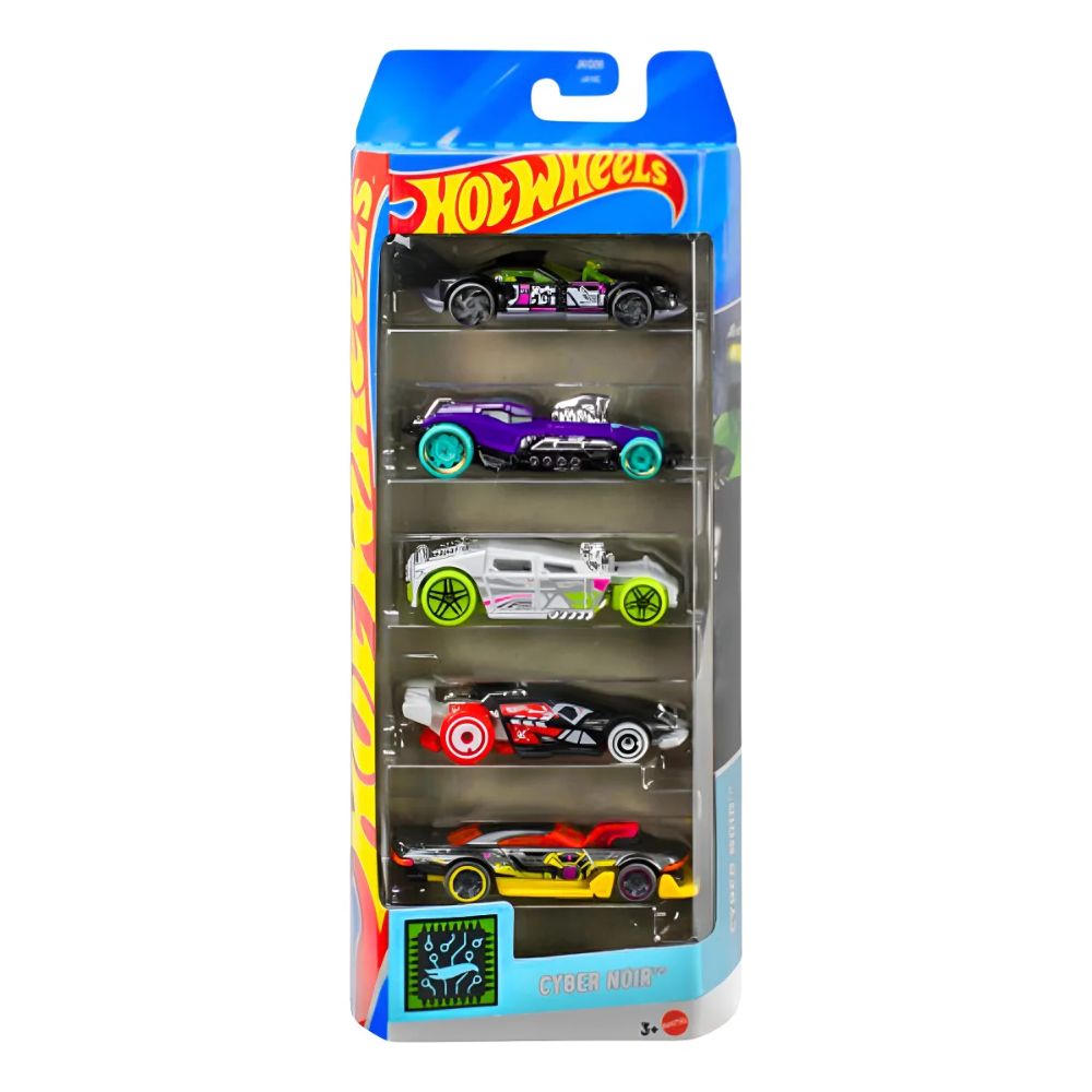 Nivalmix-Carrinhos-Hot-Wheels-Cyber-Noir-1806-com-5-Carros-Mattel-682670-032-1 Nivalmix-Carrinhos-Hot-Wheels-Cyber-Noir-1806-com-5-Carros-Mattel-682670-032-1