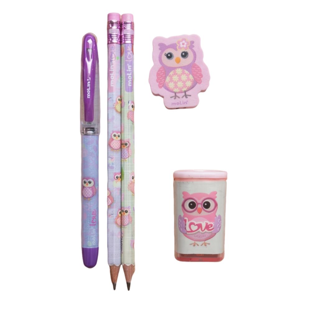 Nivalmix-Kit-Escolar-Coruja-com-5-Pecas-05-Caneta-Roxa-22853-Molin-1853585-002 Nivalmix-Kit-Escolar-Coruja-com-5-Pecas-05-Caneta-Roxa-22853-Molin-1853585-002