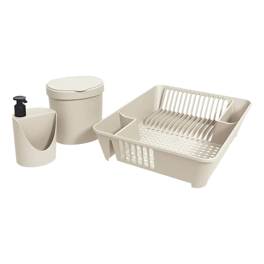 Nivalmix-Kit-Organize-Sua-Pia-Basic-3-Pecas-Light-Gray-Coza-2518379-1 Nivalmix-Kit-Organize-Sua-Pia-Basic-3-Pecas-Light-Gray-Coza-2518379-1